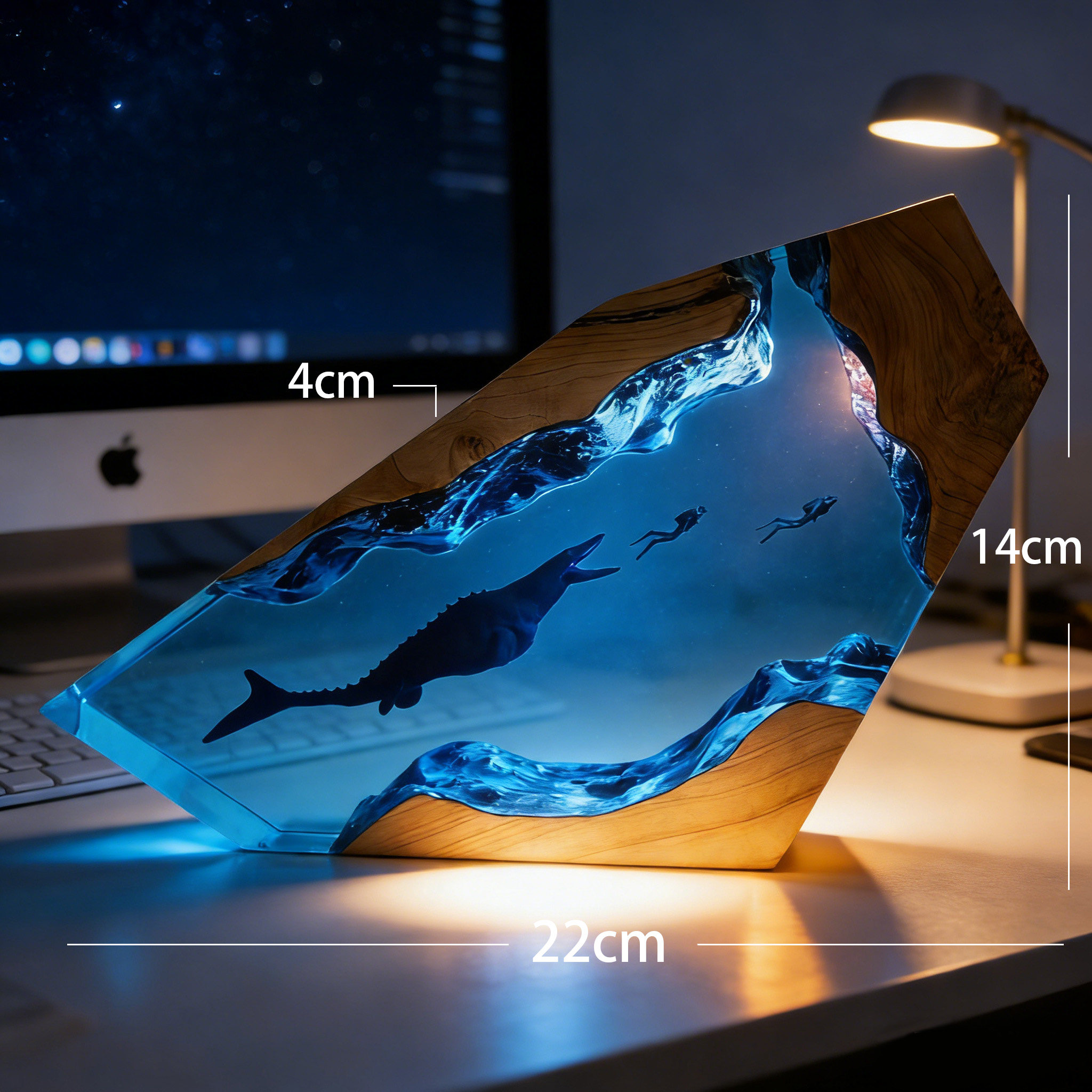 Home Decor Resin - Marine Micro-Scene Table Decorative Piece -