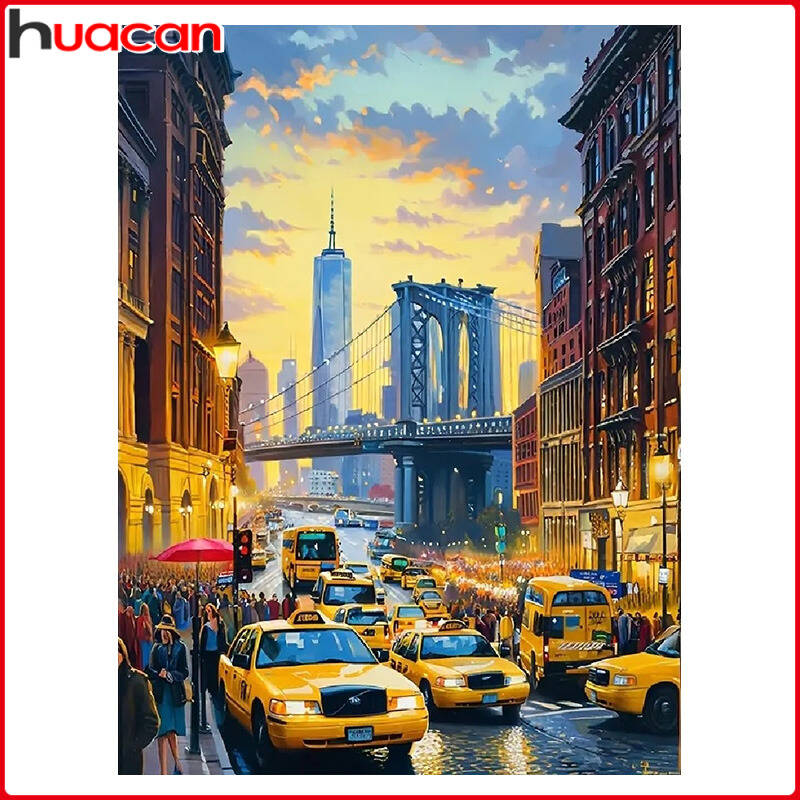Home Decor New York - HUACAN Diamond Painting New York City