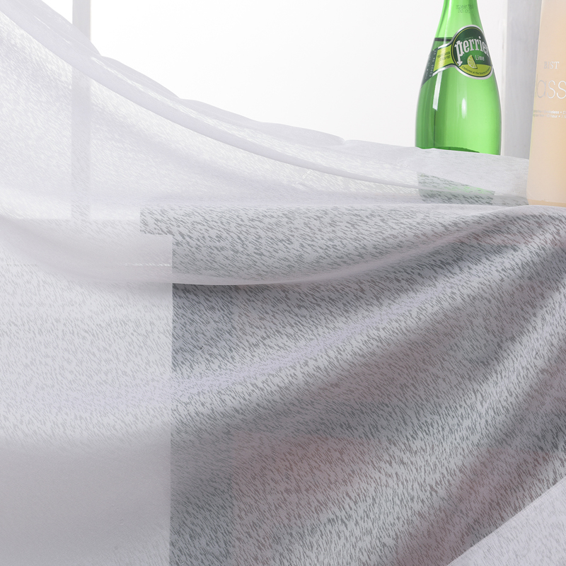 Home Decor Window Blinds - MAKEHOME Cream\White Small Snow Pattern Sheer