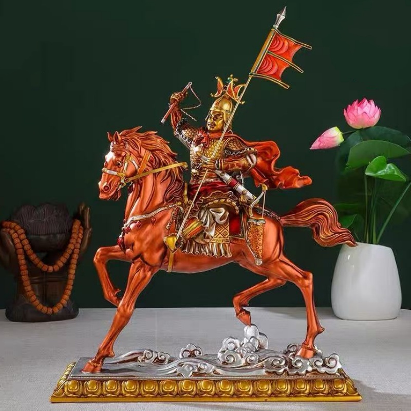 Home Decor Resin - Buddha Statue of King Gesar Buddhist