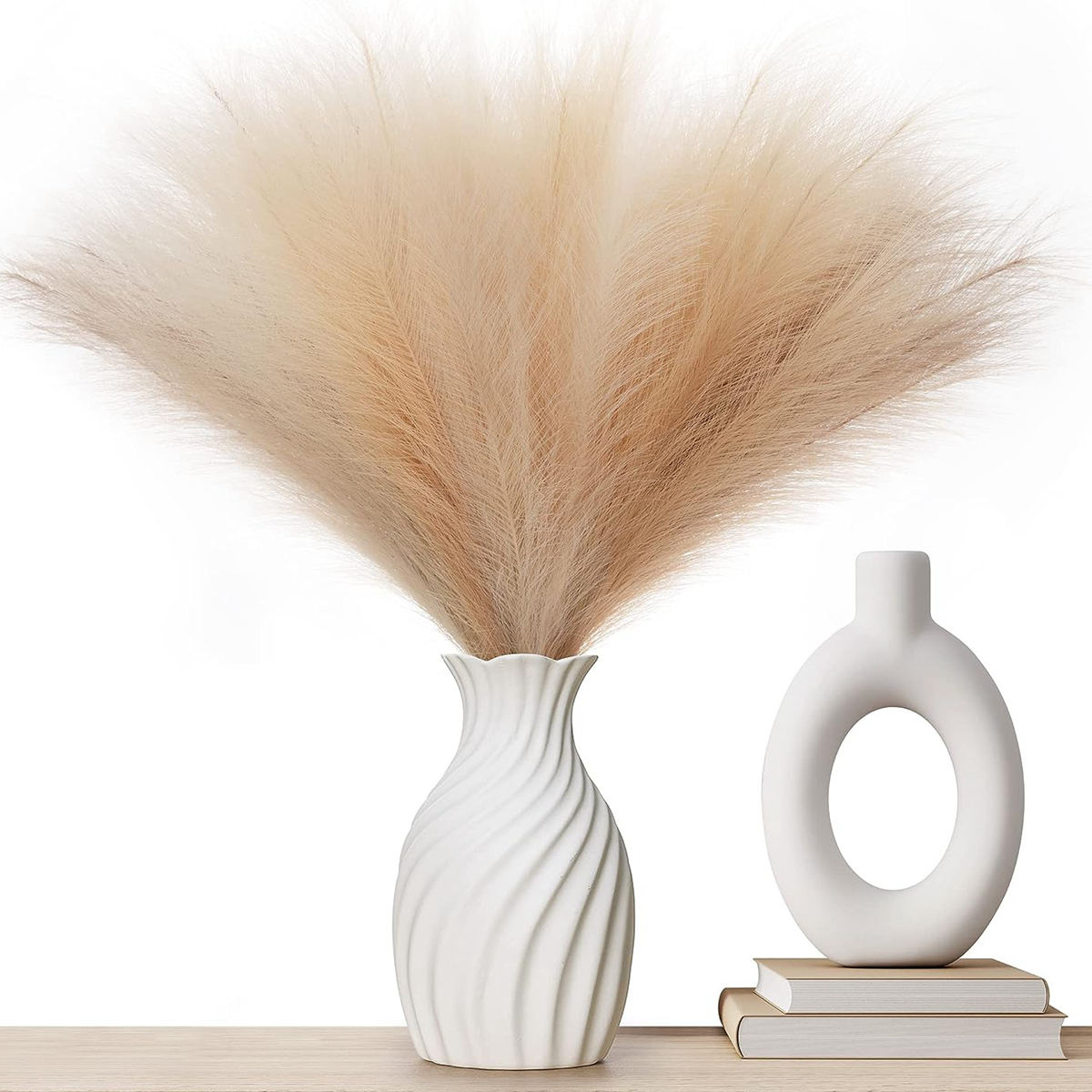 Pampas Grass Decor - 10/20Pc Pampas Grass Reed Artificial Plant