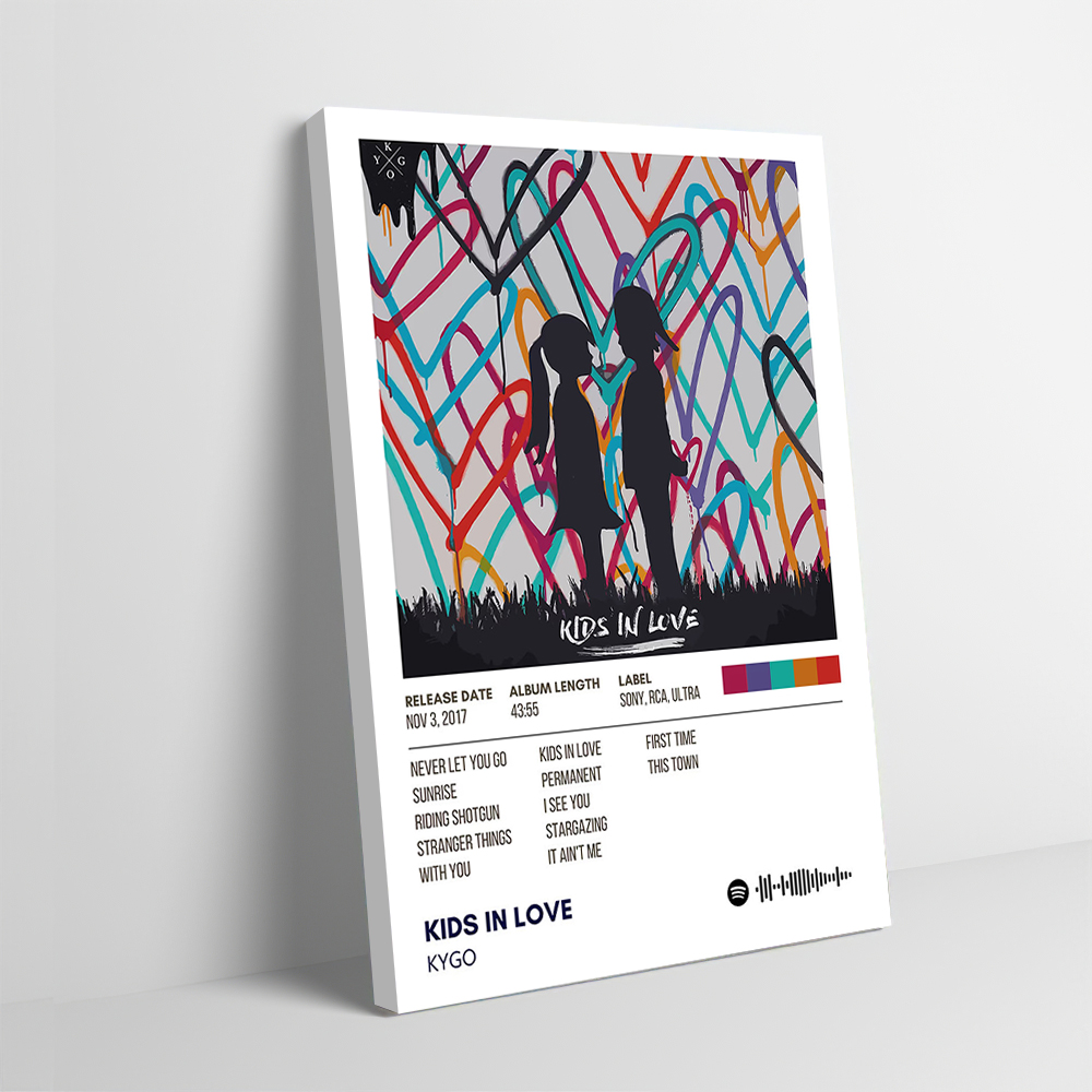 Home Decor Interior - Kygo Kids in Love Printed Poster