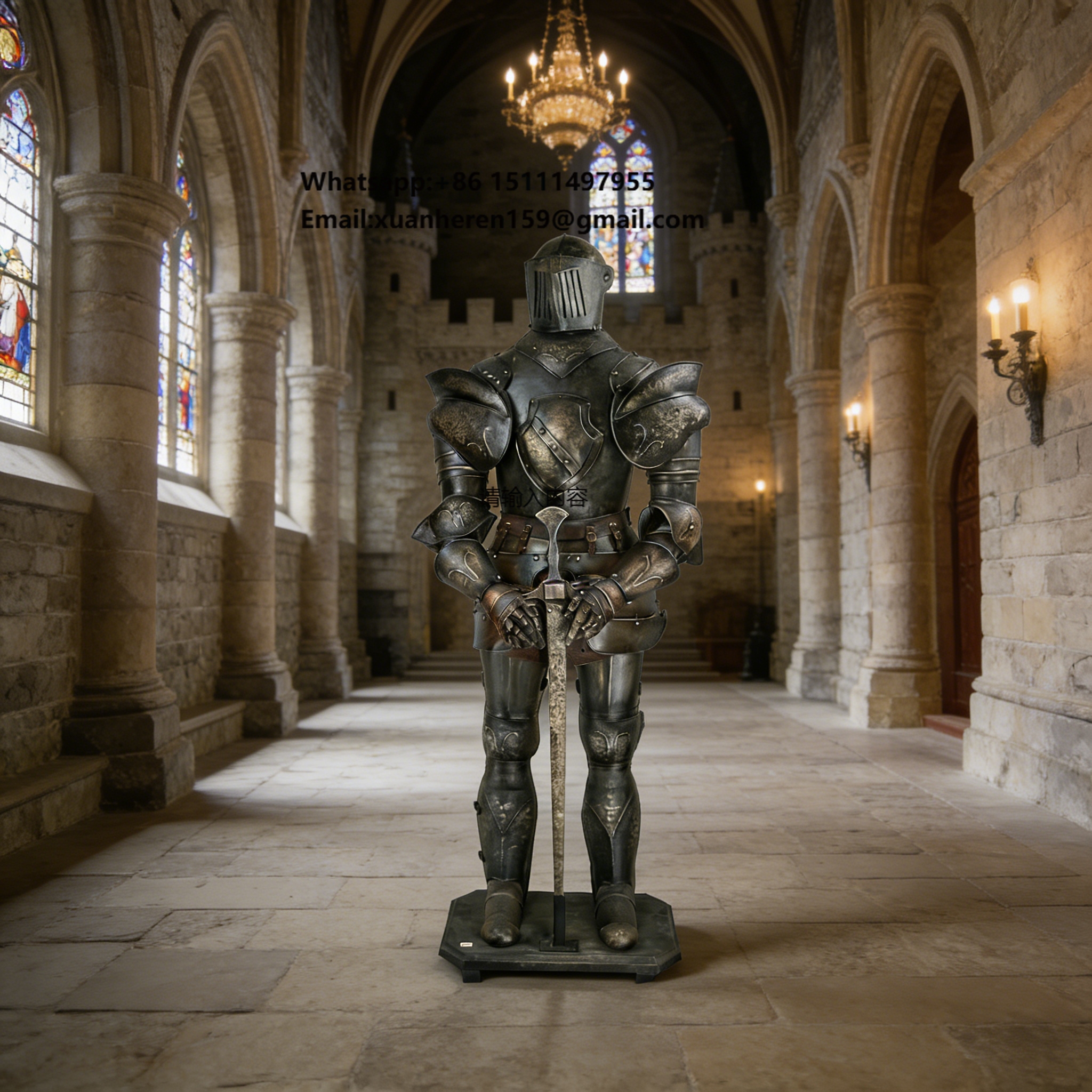 Home Decor Medieval - Best Selling Custom Medieval Metal Knight