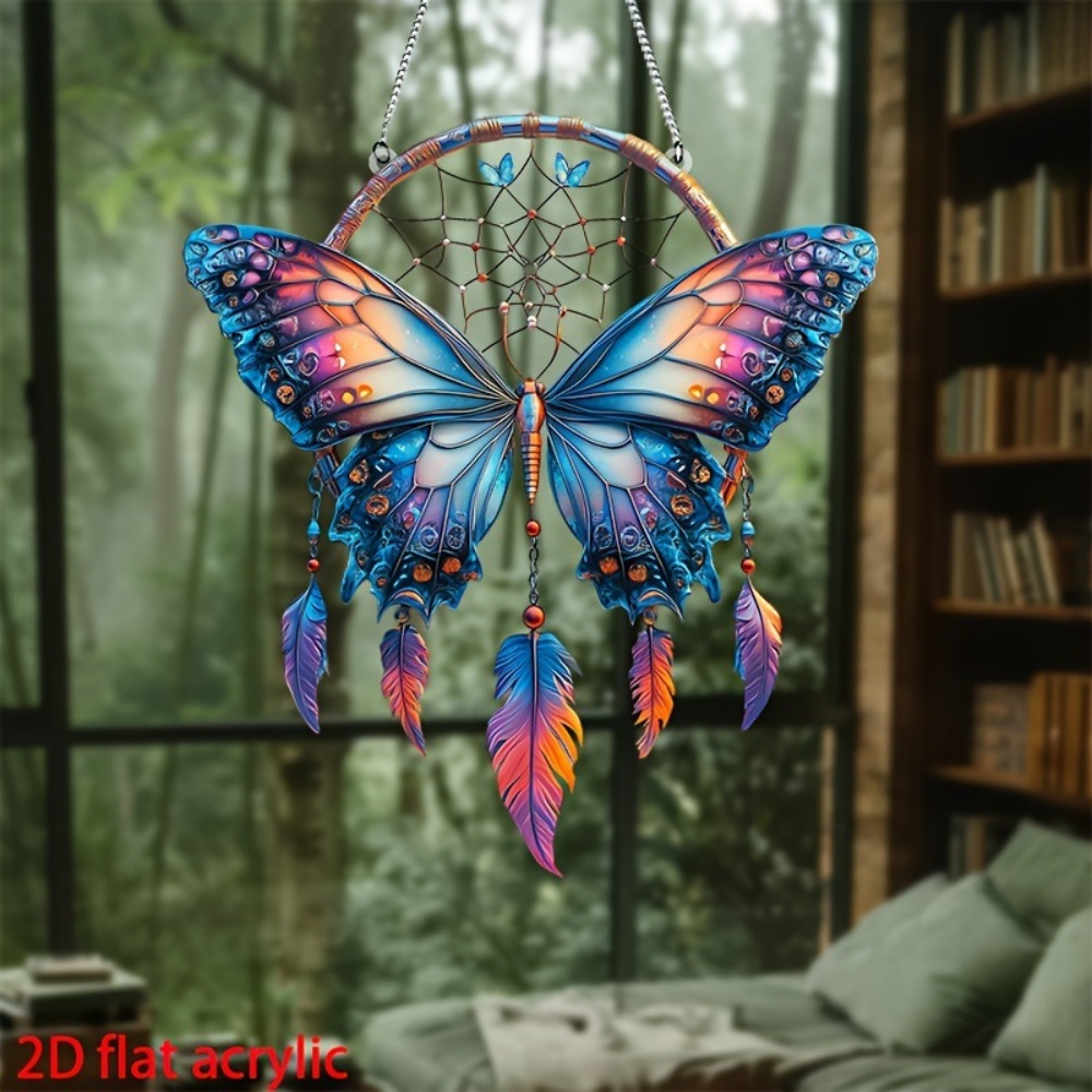 Home Decor Design Ideas - 1PCS Acrylic Dream pendant Catcher Hanging