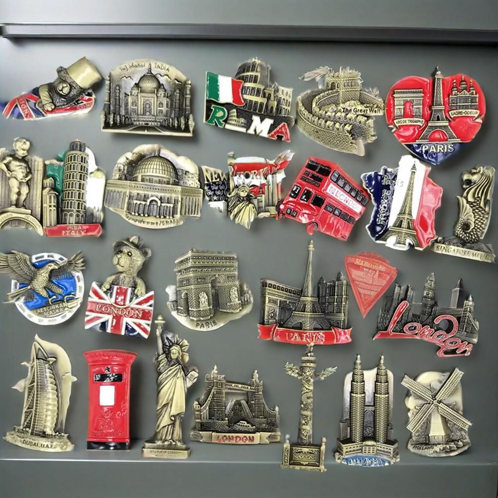 Home Decor New York - Metal Fridge Magnet Refrigerator USA Alaska