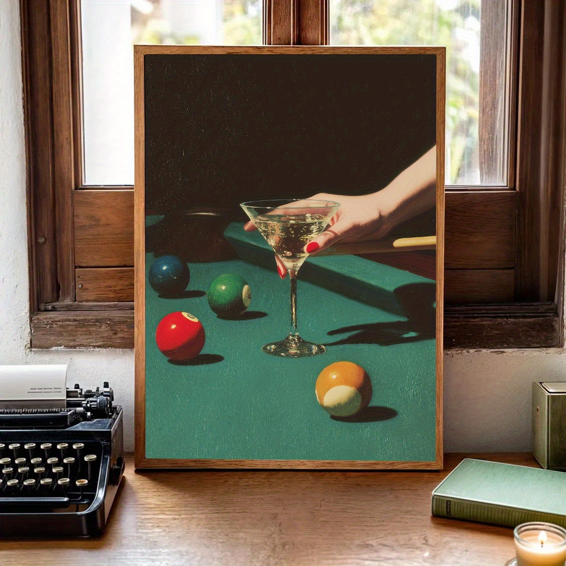 1pc Vintage Billiards Cocktail - Home Decor Trends 评论和价格