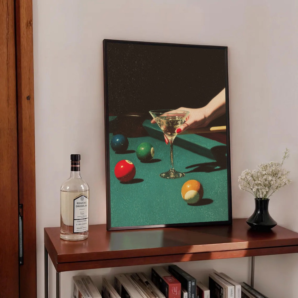 1pc Vintage Billiards Cocktail - Home Decor Trends 评论和价格
