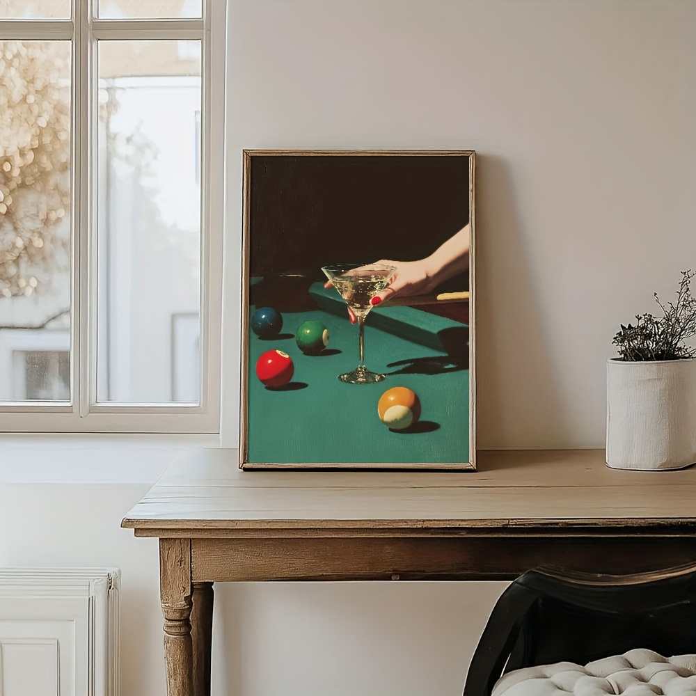 1pc Vintage Billiards Cocktail - Home Decor Trends 评论和价格