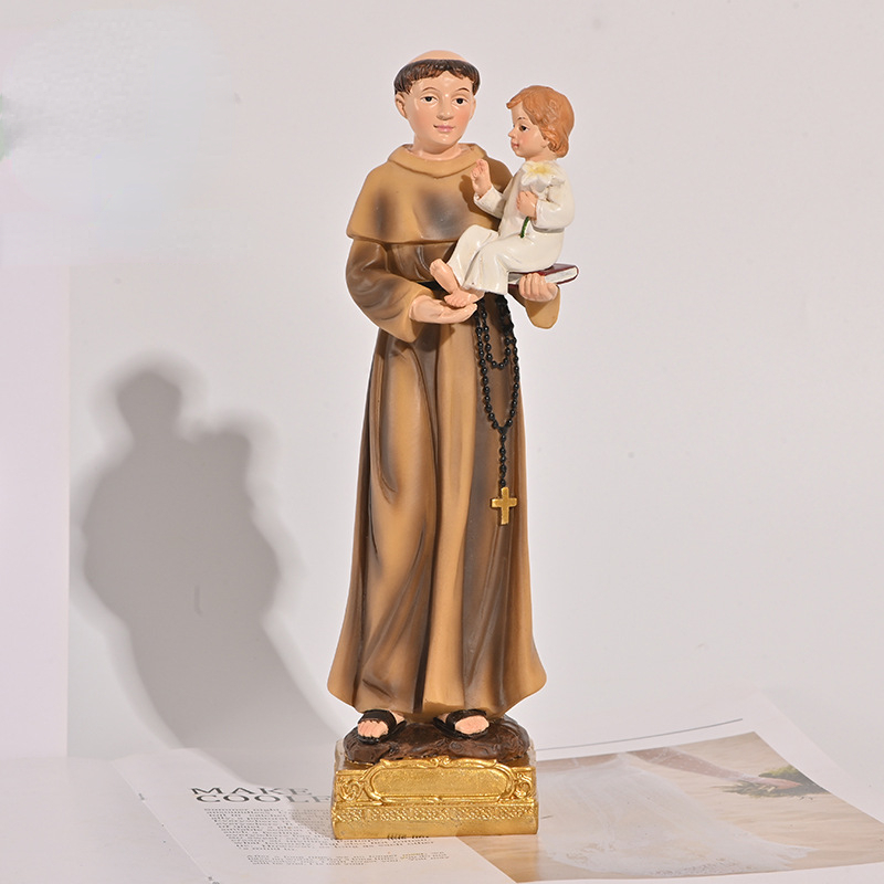 1PC Saint Antonio Statue Icon  - Home Decor Quirky 评论和价格