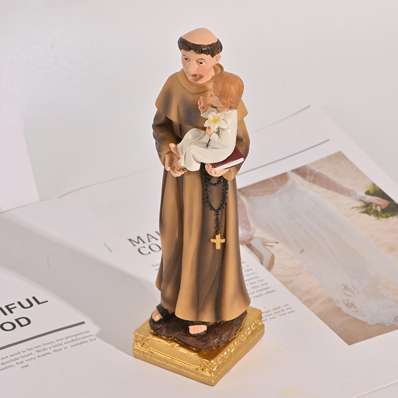 1PC Saint Antonio Statue Icon  - Home Decor Quirky 评论和价格