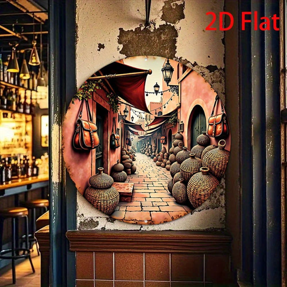 Flat Metal Wall Art Sign 7.8x7 - Home Decor Market 评论和价格
