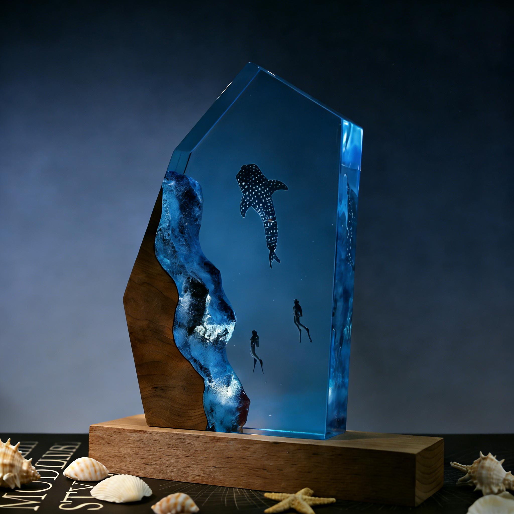 Marine Micro-Scene Table Decor - Home Decor Resin 评论和价格