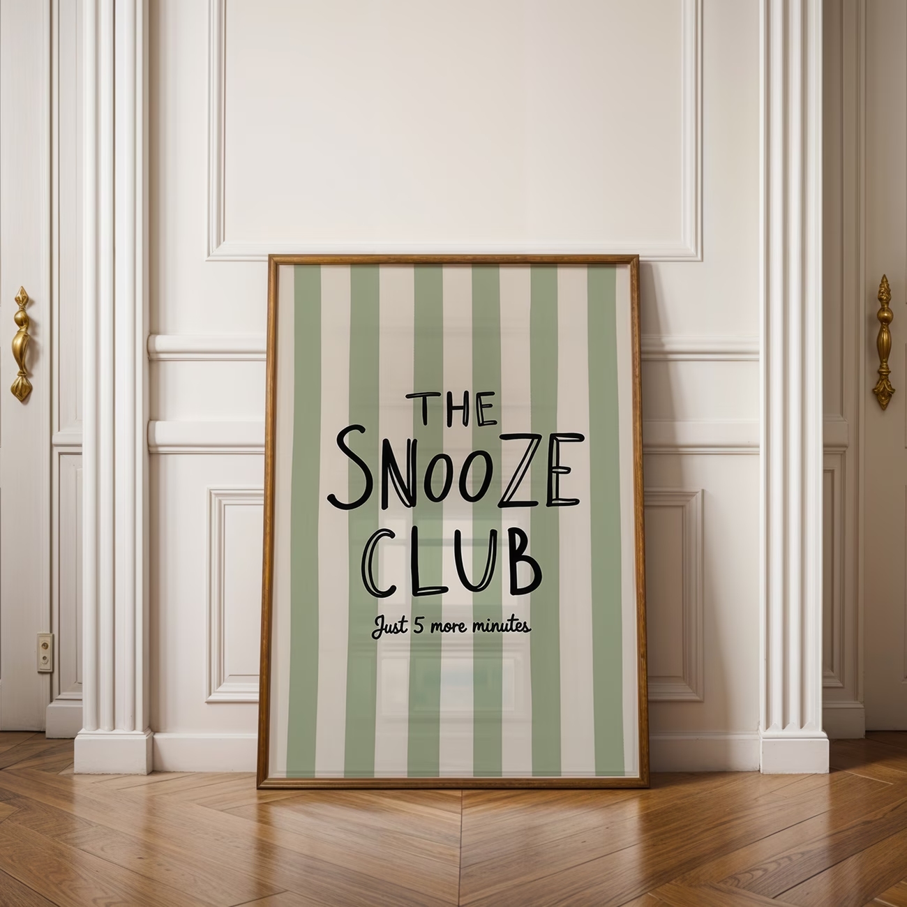 Modern,Retro Sleep Phrases Min - Home Decor Green 评论和价格