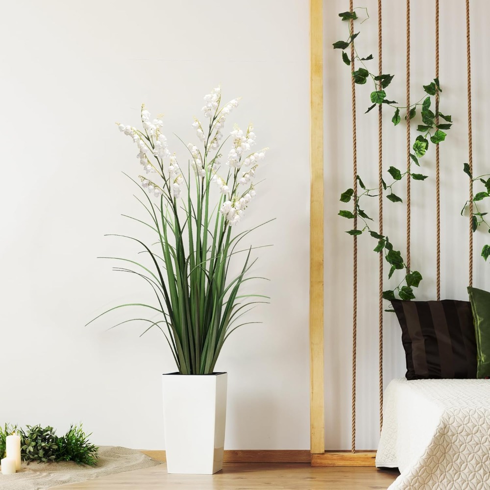 Home Decor Fake Flowers Artifi - Pampas Grass Decor 评论和价格