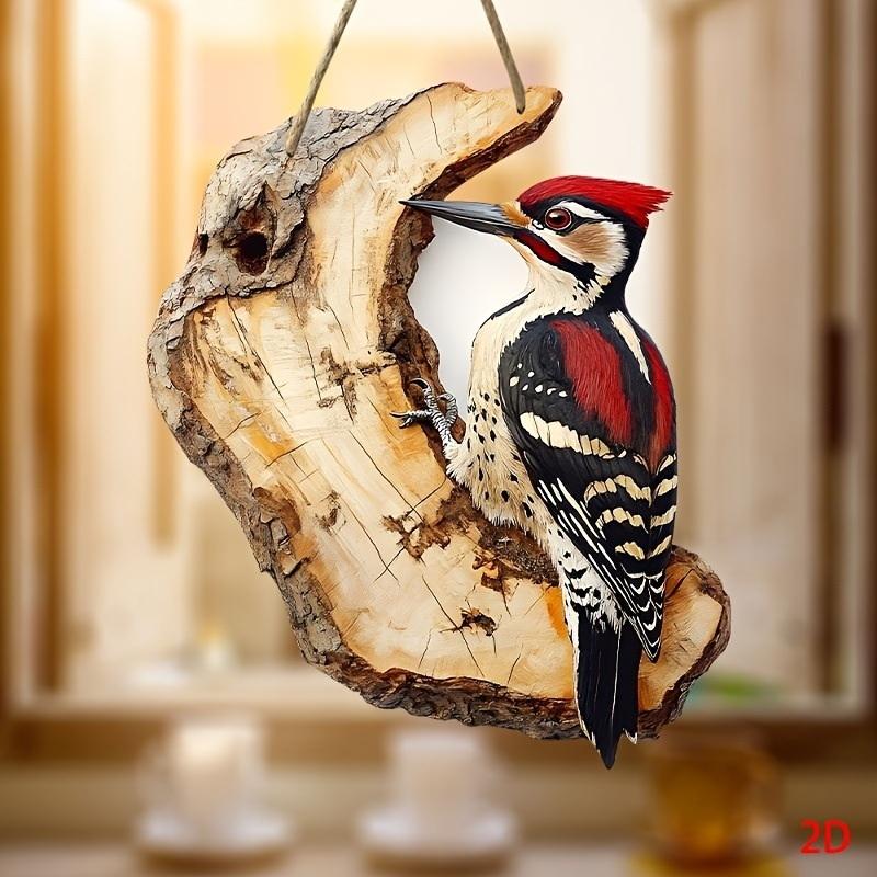 SXH 1pc Vintage 2D Bird Wooden - Home Decor Market 评论和价格