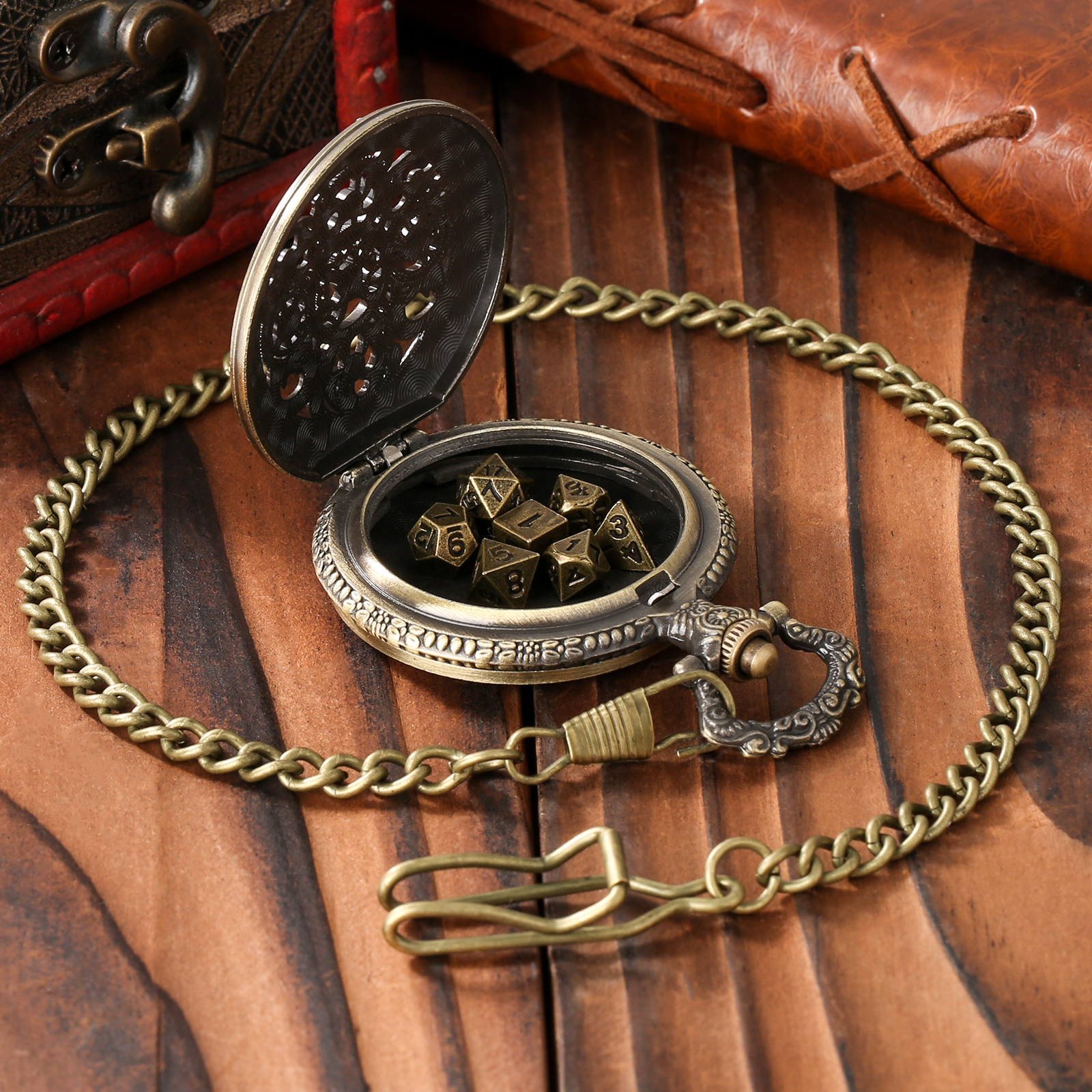 YISUYA Vintage Gears Pocket Wa - Vintage Alarm Clock 评论和价格