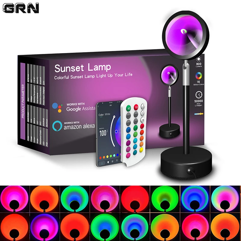 Smart LED Sunset Lamp Colorful - Home Decor App Free 评论和价格