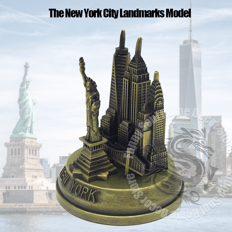 Metal American New York Landma - Home Decor New York 评论和价格