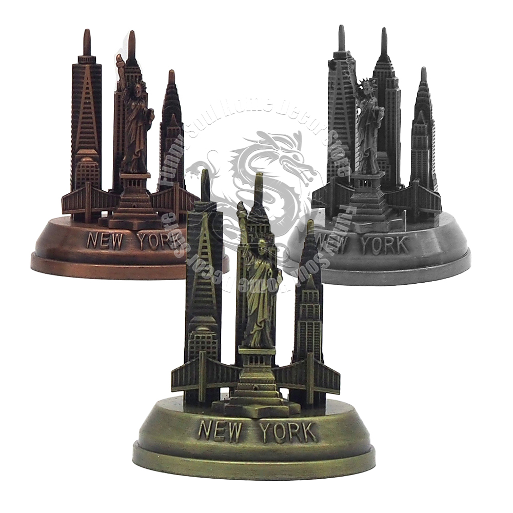 Metal American New York Landma - Home Decor New York 评论和价格