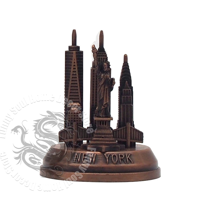 Metal American New York Landma - Home Decor New York 评论和价格