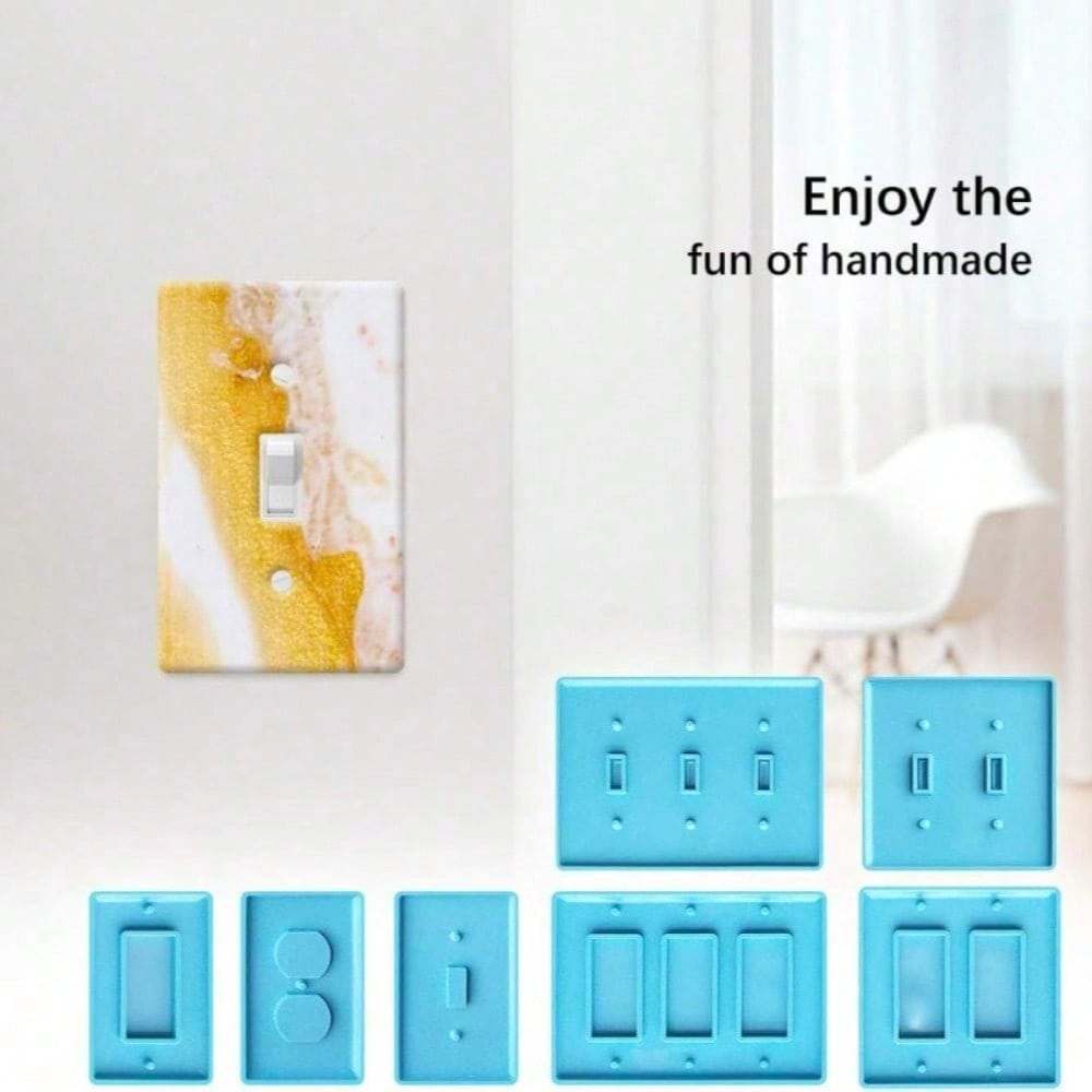 7PcsSwitch Socket Panel Plaste - Home Decor Outlet 评论和价格