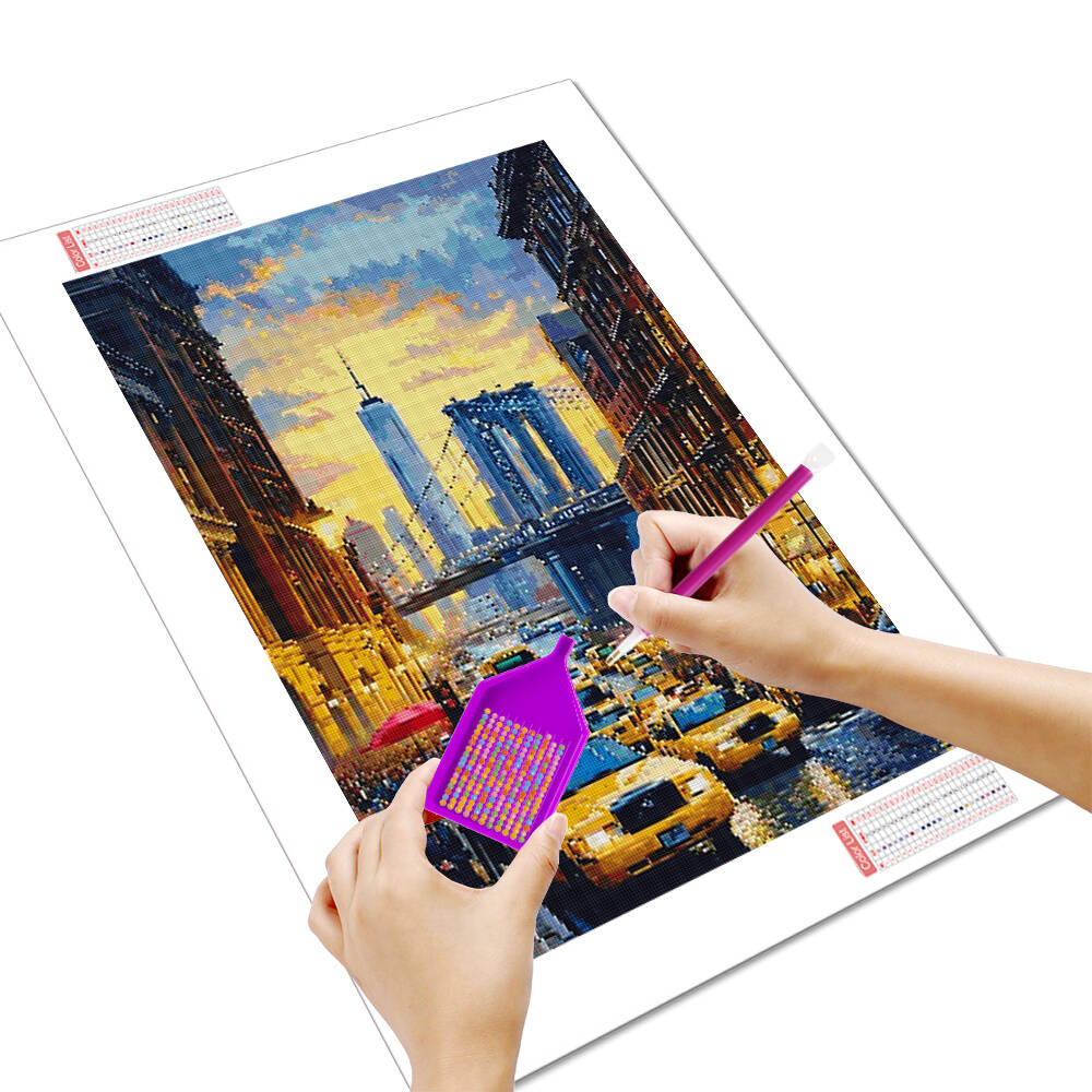 HUACAN Diamond Painting New Yo - Home Decor New York 评论和价格