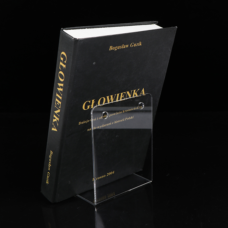 1Pc Transparent Acrylic Booken - Aesthetic Bookend 评论和价格