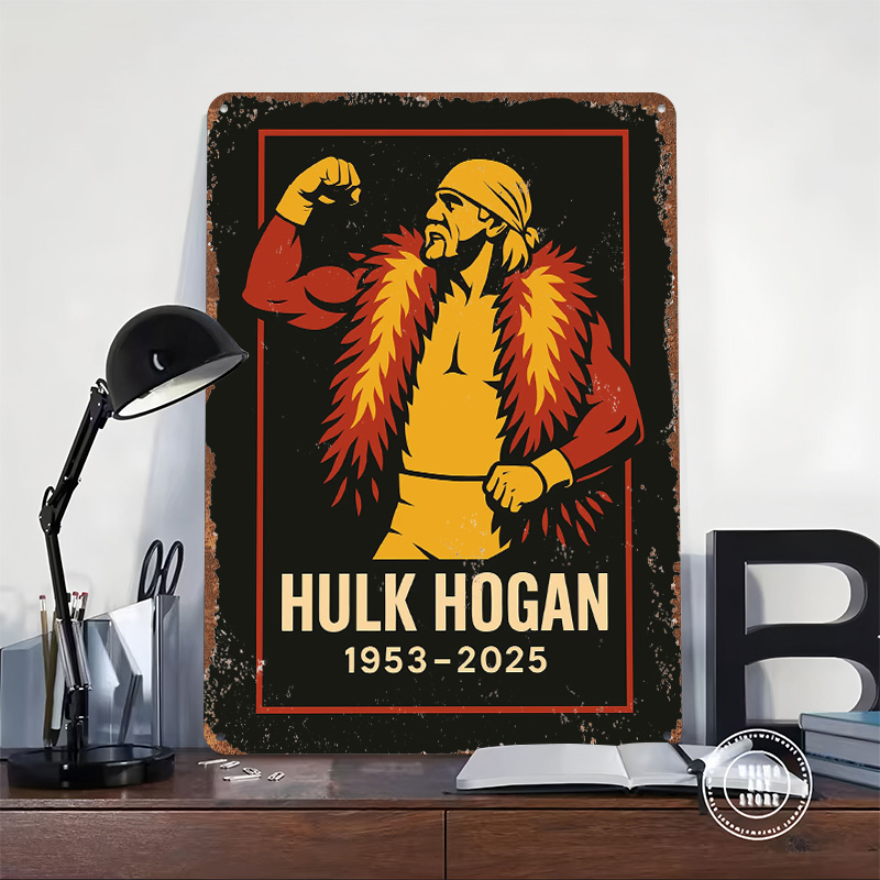 Hulk Hogan Vector Portrait Pri - Home Decor Vector 评论和价格