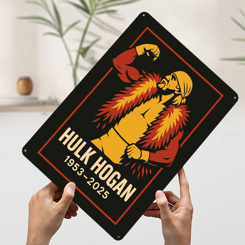 Hulk Hogan Vector Portrait Pri - Home Decor Vector 评论和价格