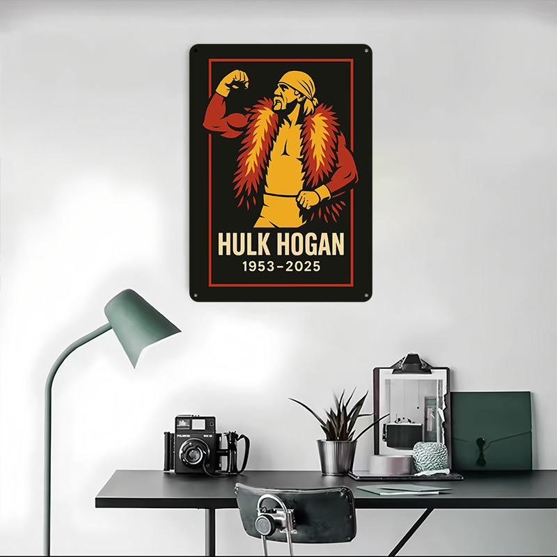 Hulk Hogan Vector Portrait Pri - Home Decor Vector 评论和价格