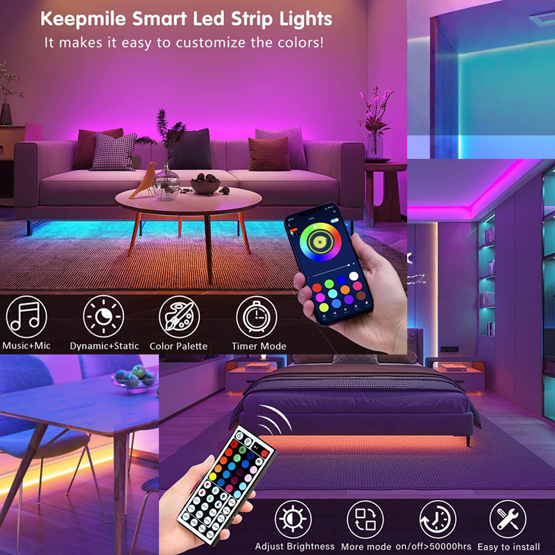 1-20m RGB LED Strip Lights 5V  - Home Decor App Free 评论和价格
