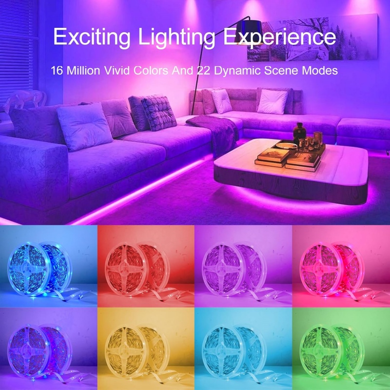 1-20m RGB LED Strip Lights 5V  - Home Decor App Free 评论和价格