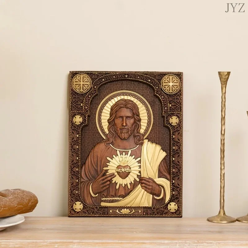 Vintage Religious Wooden Plaqu - Home Decor Quirky 评论和价格