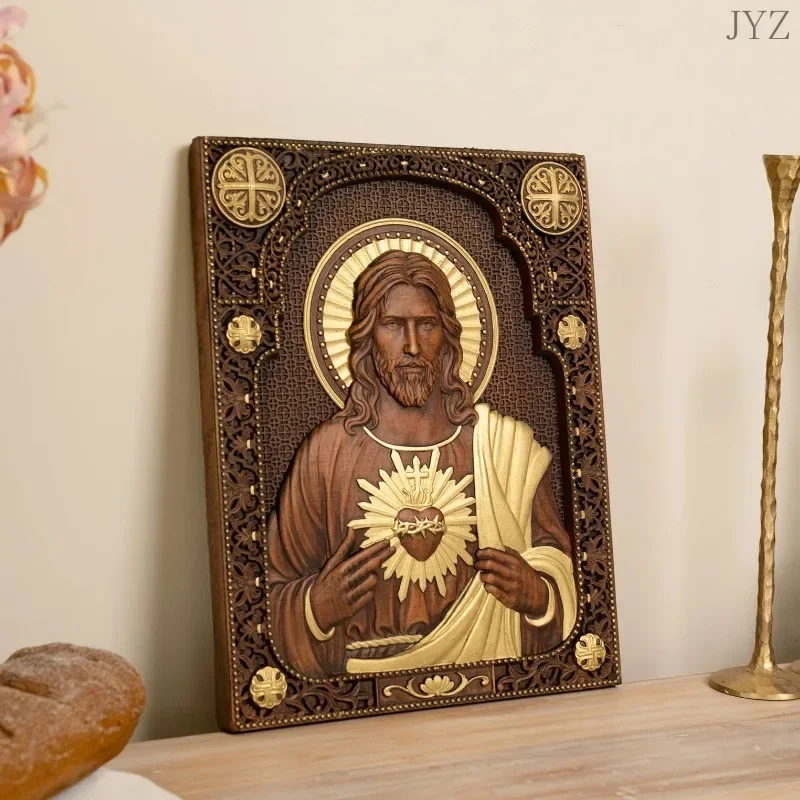 Vintage Religious Wooden Plaqu - Home Decor Quirky 评论和价格