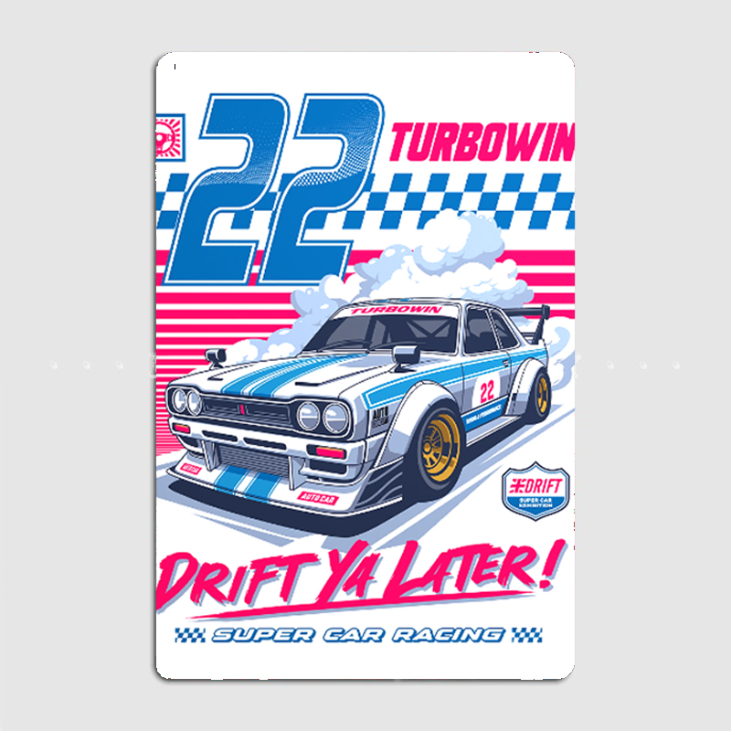 Racing Vector Rally Car Poster - Home Decor Vector 评论和价格