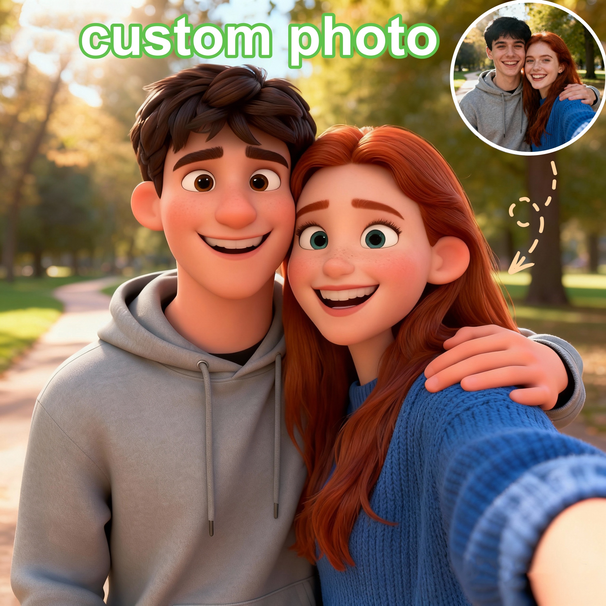 Custom Cartoon-Style Character - Home Decor Canvas 评论和价格