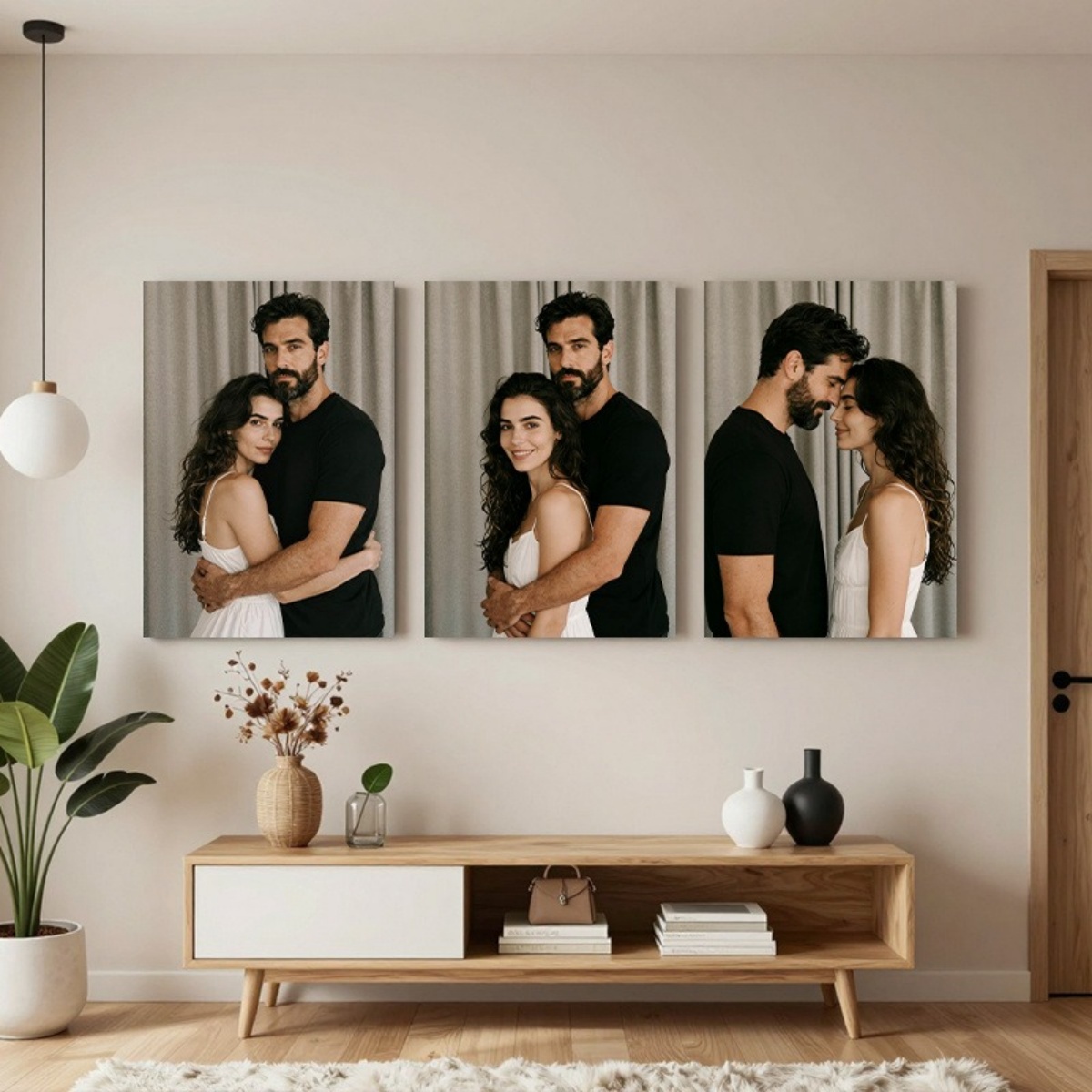 Set of 3 Custom Photo Decor Pi - Home Decor Canvas 评论和价格