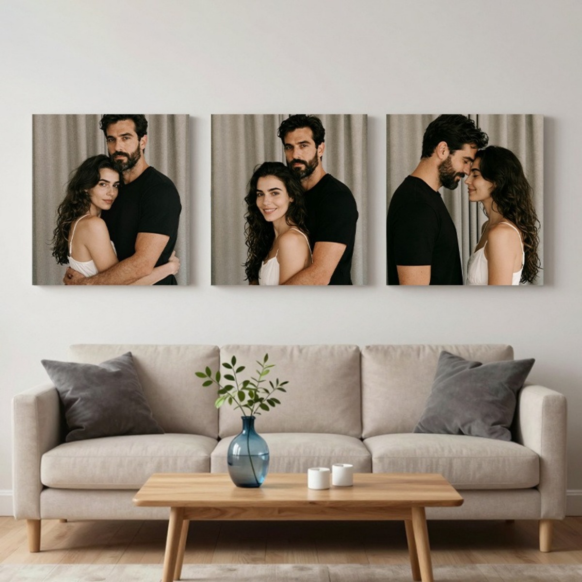 Set of 3 Custom Photo Decor Pi - Home Decor Canvas 评论和价格