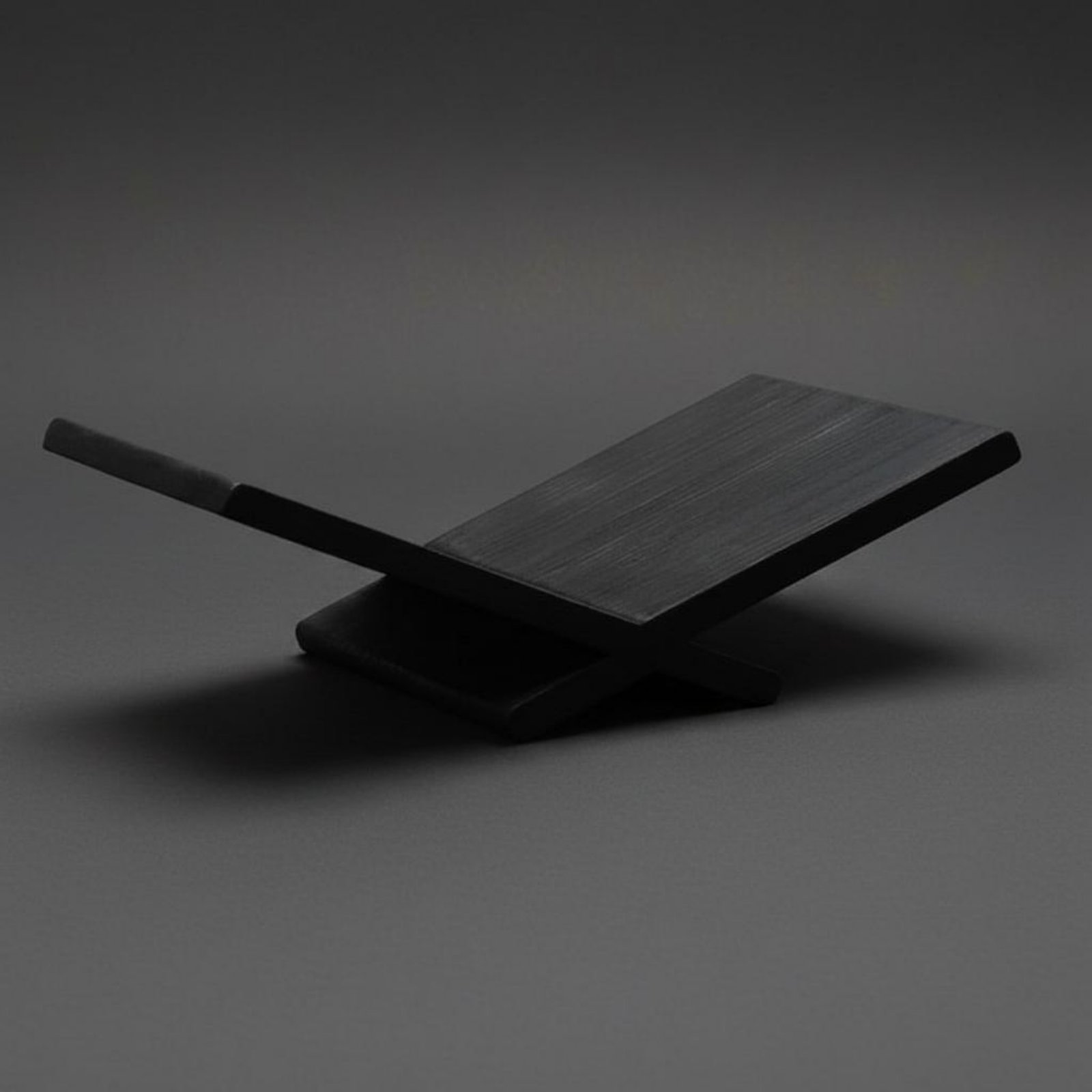 Carbonized Wood Book Stand Rus - Aesthetic Bookend 评论和价格