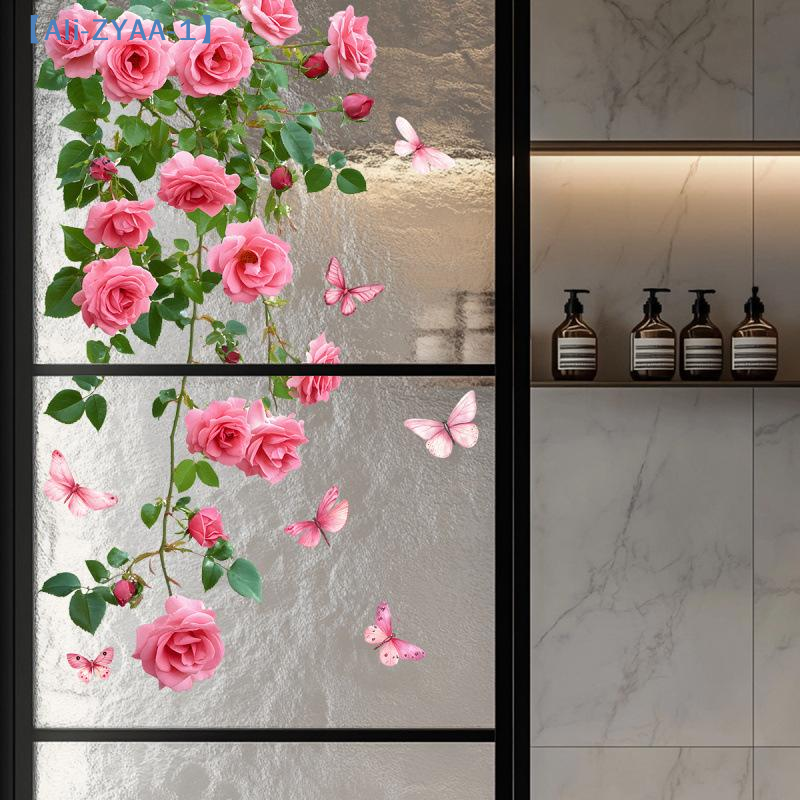 1PC Flower Vine Window Decal P - Home Decor Window Blinds 评论和价格