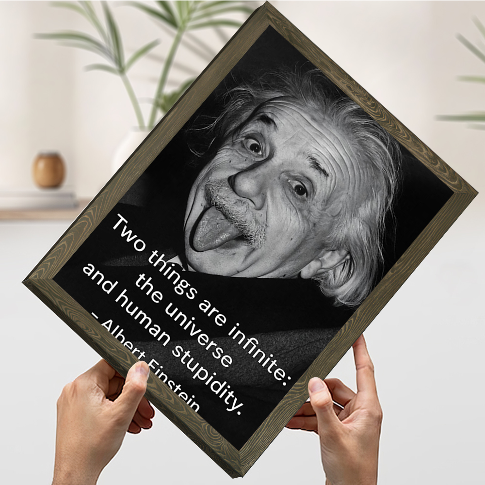 Albert Einstein Printed Poster - Home Decor Interior 评论和价格