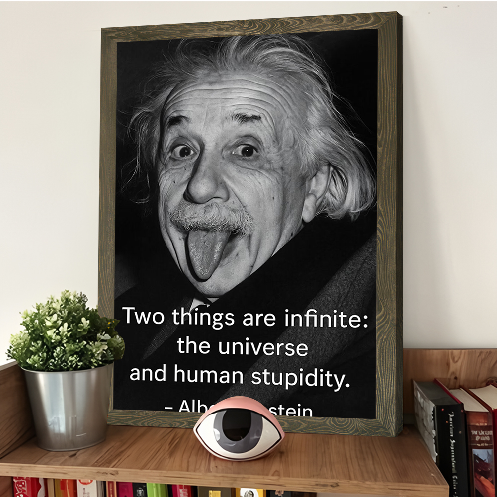 Albert Einstein Printed Poster - Home Decor Interior 评论和价格