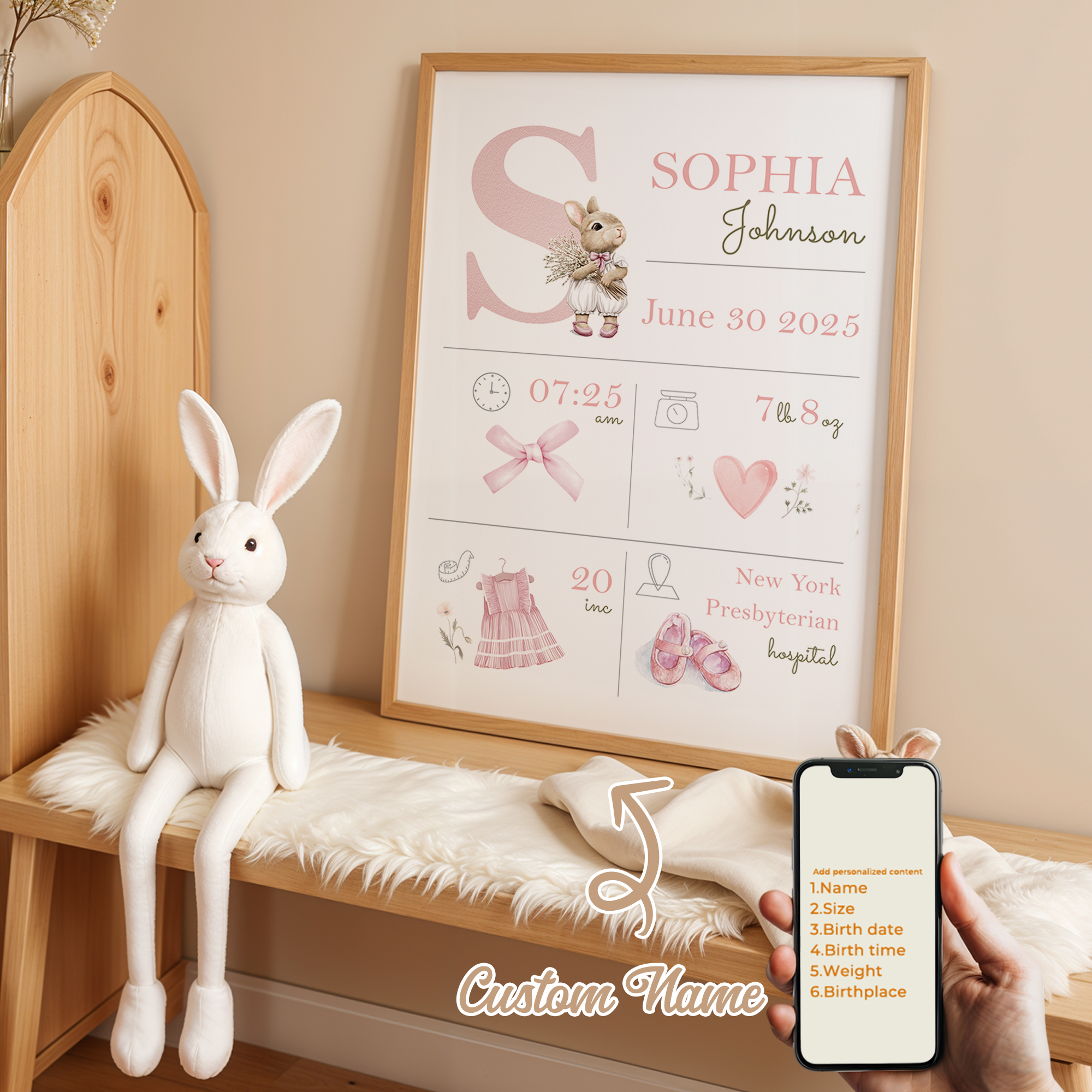 Personalized Custom Name Carto - Home Decor Canvas 评论和价格