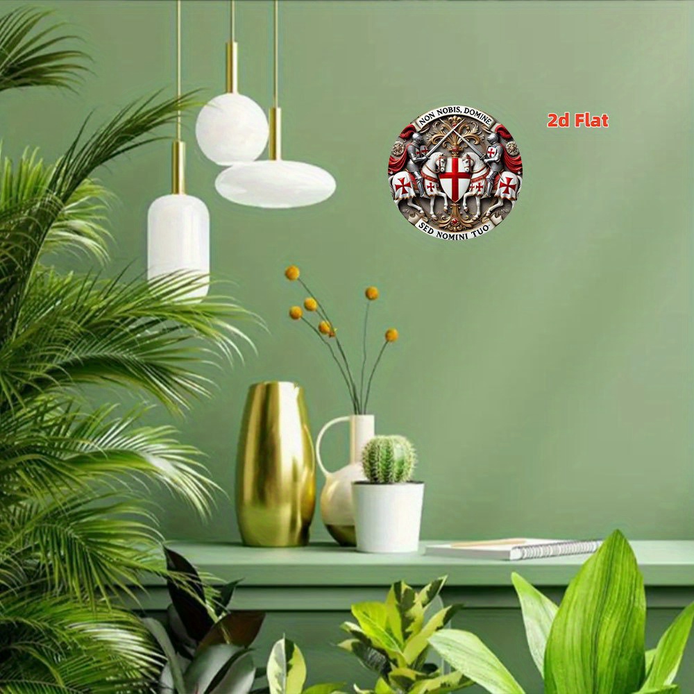 2D Flat Medieval Templar Knigh - Home Decor Medieval 评论和价格