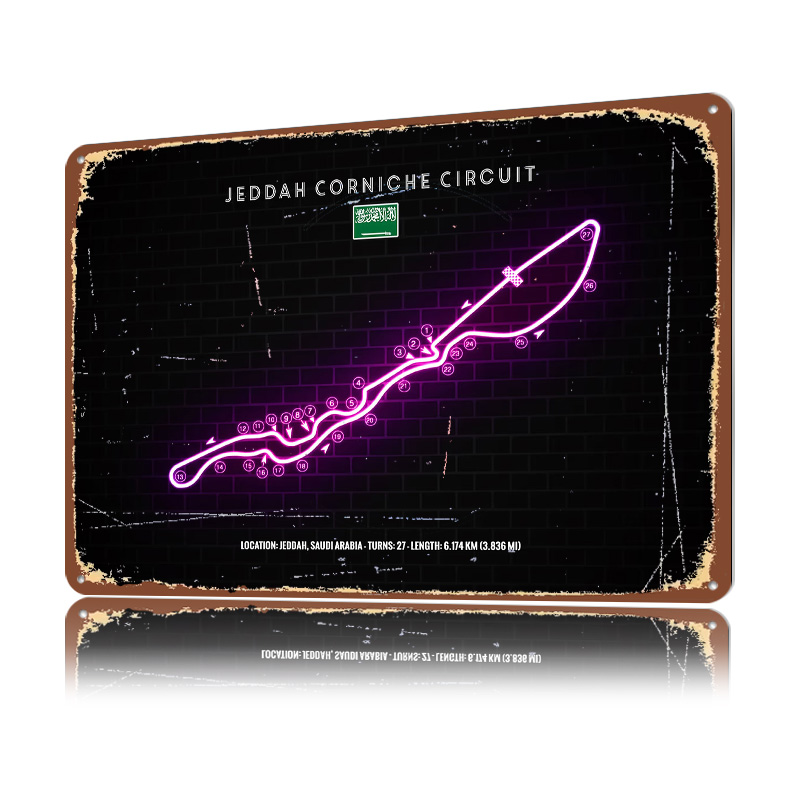 Jeddah Corniche Circuit 3D Tex - Home Decor Jeddah 评论和价格