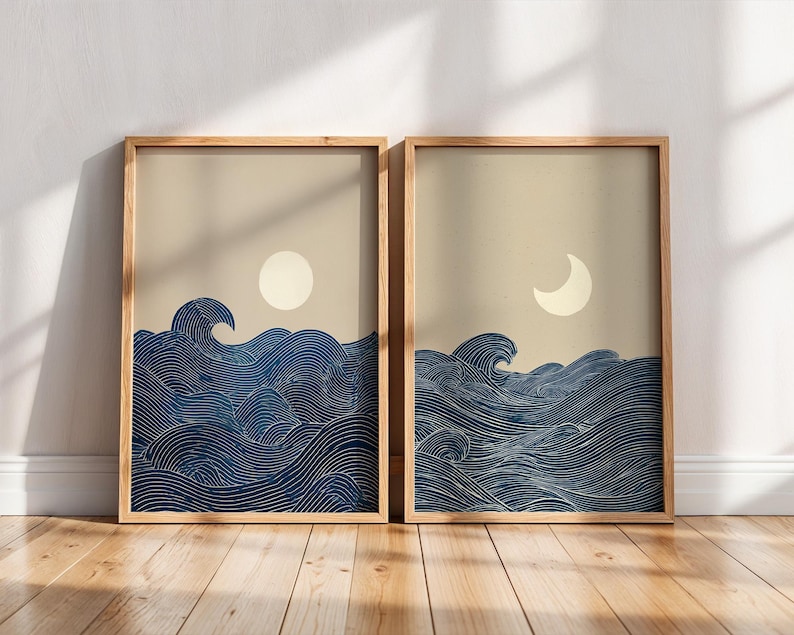 2pcs Japandi Minimalist Moon C - Home Decor Trends 评论和价格