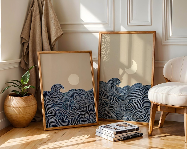 2pcs Japandi Minimalist Moon C - Home Decor Trends 评论和价格