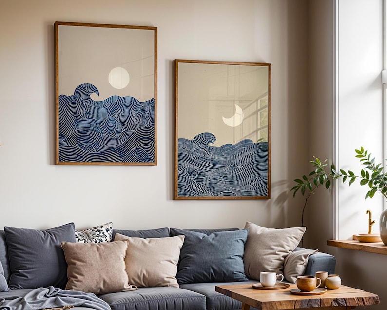 2pcs Japandi Minimalist Moon C - Home Decor Trends 评论和价格