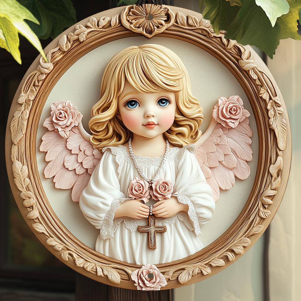 2D Flat, 1pc Vintage Angel Gir - Home Decor Trends 评论和价格