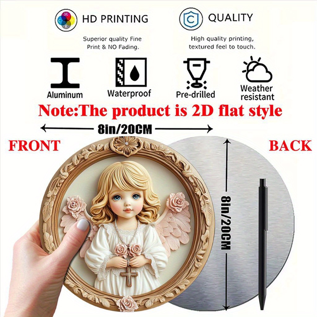 2D Flat, 1pc Vintage Angel Gir - Home Decor Trends 评论和价格